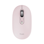 Mouse wireless Trust Seron Hyperscroll, 7 butoane, rezolutie maxima 3200 DPI, roz