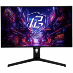 Monitor Gaming Asrock PGO27QFS PHANTOM GAMING, diagonala: 27", Aspect: 16:9, anti-glare, Rezolutie: 2560 x 1440, Refresh rate: 240Hz, Luminozitate: 400 cd/m2, Contrast: 1,500,000:1, unghi vizualizare: 178°(H) / 178°(V), culori: 1.07B, Timp raspuns: 0.03ms GTG, Flicker free, Difuzoare integrate: 2 x