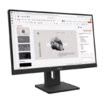 Monitor  LenovoThinkVision E22-40 Monitor; 21.5"IPS, FHD (1920x1080), 16:9, Brightness: 250 cd/m², Contrast ratio: 1300:1, Response time: 4ms GtG (Extreme mode) / 6ms GtG (Typical mode), Dot / Pixel Per Inch: 102 DPI, Color Gamut: 99% sRGB, View angle: 178° / 178°, Stand: Tilt, Swivel, Pivot, Height