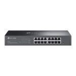 Omada 16-Port Gigabit Easy Managed Switch PORT: 16× Gigabit RJ45 Ports SPEC: 1U 13-inch Rack-mountable Steel Case FEATURE: Integration with Omada SDN Controller and Omada Cloud Essentials, Flow Control, Loopback Detection, Port Isolation, Port Mirroring, LAG, VLAN, IGMP Snooping, QoS, Storm Control