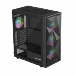 Carcasa GENESIS Diaxid 605 ARGB, Mid Tower, Black