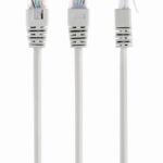 Patch cord UTP GEMBIRD Cat5e, cupru-aluminiu, 5 m, gri