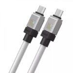 Cablu Baseus CoolPlay Fast Charge USB-C 100W, 2m, Alb