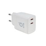 Incarcator retea SPACER Power Delivery, GaN, 2 x USB Type-C PD (max 45W)