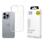 Protective cover 3mk Clear Case for iPhone 16 Pro Max, Transparent