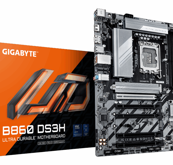 Placa de baza Gigabyte B860 DS3H, Socket 1851, DDR5, ATX
