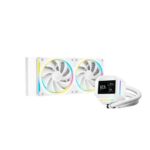 Cooler Procesor DeepCool LM240 WH, Lichid, 12 cm, 2 ventilatoare, aRGB