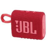 JBL GO 3 - Wireless Bluetooth portable speaker with integrated loop for travel with USB-C - Red