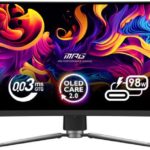 Monitor MSI 49" MPG 491CQPX QD-OLED, Curvature: 1800R, Diagonal (inch): 49, Diagonal (cm): 124, Aspect ratio: 32:9, Panel: QD-OLED, Resolution: 5120x1440, Refresh Rate: 240Hz, Response time GtG: 0.03ms, Brightness (max): 450 cd/m², Contrast (static) : 1.5M:1, Viewing angle: 178/178, Color Gamut
