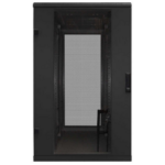 Rack de podea 19 Triton 27U 600x1000mm usa fata metal perforat panouri laterale/spate detasabile sectiuni pentru ventilatie activa, sectiuniacces cabluri sus/jos/spate IP20 negru