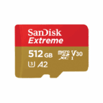 Card de Memorie MicroSDHC SanDisk, 512GB, UHS-I, Class 10, 80MB/s + Adaptor