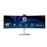 Monitor Philips 48.8" 49B2U6903CH/00, Curvature: 1800R, Diagonal (inch): 48.8, Diagonal (cm): 124, Aspect ratio: 32:9, Panel: VA, Resolution: 5120x1440, Refresh Rate: 120Hz, Response time GtG: 4ms, Brightness (max): 500 cd/m², Contrast (static) : 3000:1, Contrast (dynamic): 80M:1, Viewing angle