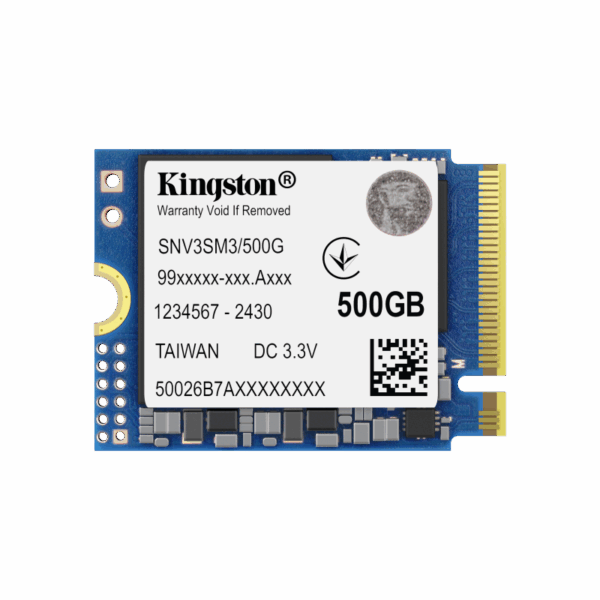 SSD intern Kingston NV3, 500 GB, PCI Express 4.0 x4 NVMe M.2 2230