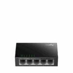 CUDY 5-Port 10/100 Mbps Desktop Switch, 5 10/100M RJ45 Ports, Loop Detection, Metal Case, Power Saving, Plug & Play, Wall-Mount