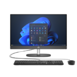 All-in-One Business HP ProOne 240 G10 cu procesor Intel Core i3-N300 pana la 3.8 GHz, 24 inch, FHD, 8 GB, Intel UHD Graphics, FreeDos, White, 3 ani Garantie