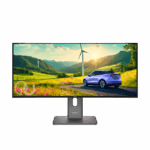 Lenovo ThinkVision P34WD-40. Display diagonal: 86.4 cm (34"), Display resolution: 3440 x 1440 pixels, HD type: Wide Quad HD, Display  technology: LCD, Response time: 6 ms, Native aspect ratio: 21:9, Viewing angle, horizontal: 178°, Viewing angle, vertical: 178°. Built-in speaker(s). Built-in USB