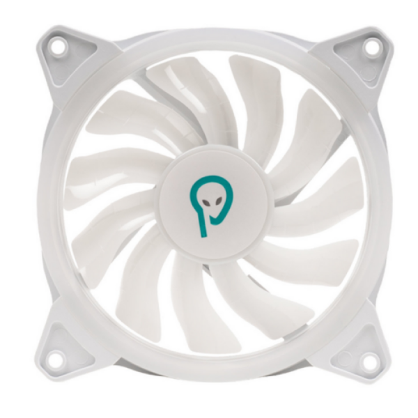 Ventilator Carcasa SPACER SPFC-120-WH-ARGB, 12 cm, RGB