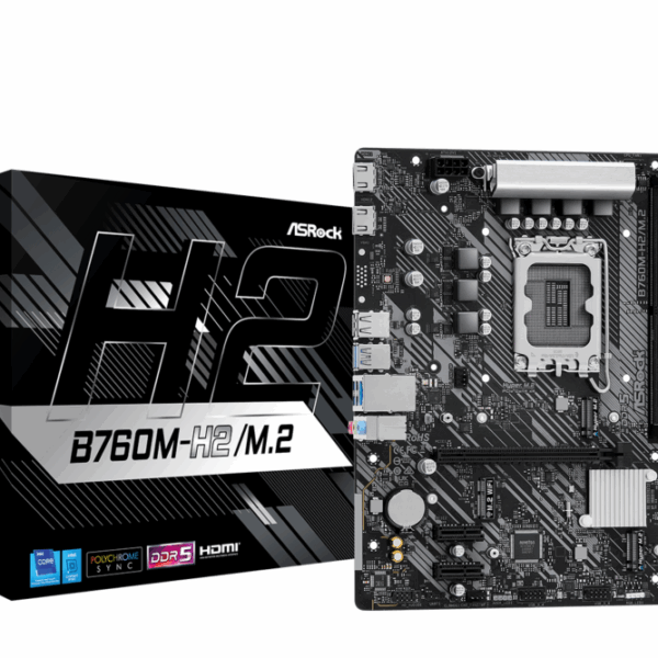 Placa de baza ASRock B760M-H2/M.2, Socket 1700, DDR5, Micro-ATX