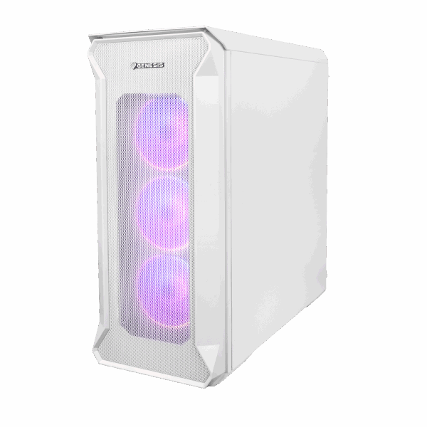 Carcasa GENESIS Irid 505 ARGB, RGB, Mid Tower, White
