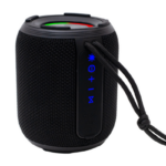 Boxa Spacer portabila bluetooth, YOUPI-BK, RMS: 6W, RGB, acumulator 1800mAh, timp de functionare pana la 5 ore, pana la 10m, AUX, FM radio, microSD, incarcare USB Type-C, IPX5, BLACK