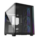 Carcasa FSP M580-BP Plus, RGB, Mid Tower, Black