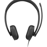 Casti Head-band LENOVO VoIP Headset 5000, Wired, noise-canceling, Negru