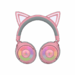 Casti Gaming Head-band Razer Kraken Kitty V3 Pro - Quartz, wireless, Roz