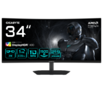 GIGABYTE G34WQC2 34” WQHD Curved Gaming Monitor - 3440 x 1440, 1500R, 200Hz, 1ms, 450 cd/m2, AMD FreeSync Premium, DisplayHDR 400, HDMI 2.0, Displayport 1.4. Display diagonal: 86.4 cm (34"), Display resolution: 3440 x 1440 pixels, HD type: UltraWide Quad HD, Display technology: LED, Display surface