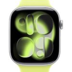 Apple Watch 46mm Neon Yellow Sport Band - M/L