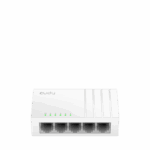 CUDY 5-Port Gigabit Desktop Switch, 5 10/100/1000M RJ45 Ports, IGMP Snooping, Loop Detection/Prevention, 802.1p/DSCP QoS, Desktop Plastic Case, Power Saving, Plug & Play, Wall-Mount, USB-C Powering(Adapter not included)