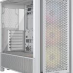 Carcasa CORSAIR FRAME 4000D RS ARGB, Mid Tower, White