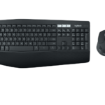 Kit Tastatura + Mouse MK850 Wireless, tastatura fara fir, 112 taste, rezistenta la stropire, mouse optic wireless, rezolutie 1000 DPI, negru