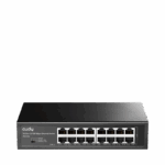 CUDY 16-Port 10/100 Mbps Switch, 16 10/100 Mbps RJ45 Ports, Switch/VLAN/Extend working mode DIP switch, Rack-mountable Steel Case, Power Saving, Plug & Play, Rack-Mount kits included
