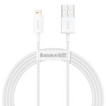 Cablu alimentare si date Baseus Superior, Fast Charging Data Cable pt. smartphone, USB Type-C la Lightning Iphone PD 20W, 1.5m, alb