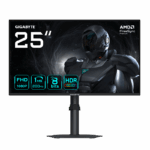 Gigabyte Monitor gaming 24.5" G25F2, Non-glare, Rezolutie: 1920 x 1080 (FHD), Luminozitate: 300 cd/m2 (TYP), Contrast: 1000:1, Unghi vizualizare: 178°(H)/178°(V), Culori: 16.7M, Timp raspuns: 1ms (GTG), Refresh rate: 200Hz, HDR 10, Interfata: 2 x HDMI 2.0, 1 x Displayport 1.4, 1 x Earphone Jack