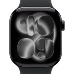 Apple Watch 42mm Sport Band: Black Sport Band - S/M