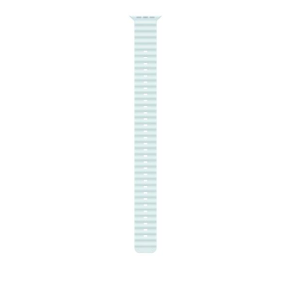 Apple Watch 49mm Ice Blue Ocean Band Extension - Black Titanium Finish
