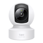 Pan/Tilt AI Home Security Wi-Fi Camera SPEC: 2K QHD (2560x1440), 2.4 GHz, Horizontal 360º, 1 × Ethernet Port FEATURE: Pan/Tilt, Smart AI Detection and Notifications (motion, people, pets, cars, baby crying, abnormal sound), Motion Tracking, Sound and Light Alarm, Remote Control, Two-Way Audio, Voice
