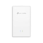 Omada  AX1800 Wall-Plate Dual-Band Wi-Fi 6 GPON Access Point PORT: 1×SC/UPC GPON+2×1G RJ45 Port(One support Poe Out)+1×RJ11 Port SPEED:574Mbps at  2.4 GHz + 1201 Mbps at 5 GHz FEATURE: AC Power, Poe Out,4×Internal Antennas, MU-MIMO, 80MHz Supported, Seamless Roaming, Band Steering, Beamforming, Load