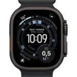 Apple Watch 49mm Black Ocean Band - Black Titanium Finish
