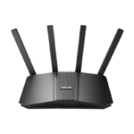 ASUS RT-BE55. WAN connection type: RJ-45. Wi-Fi band: Dual-band (2.4 GHz / 5 GHz), Top Wi-Fi standard: Wi-Fi 7 (802.11be), WLAN data  transfer rate (max): 3600 Mbit/s. Ethernet LAN interface type: 2.5 Gigabit Ethernet, Ethernet LAN data rates: 1000,2500 Mbit/s, VPN  support: Instant Guard VPN Client