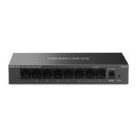 Mercusys MS108GS. Switch type: Unmanaged. Basic switching RJ-45 Ethernet ports type: Gigabit Ethernet (10/100/1000), Basic switching  RJ-45 Ethernet ports quantity: 8. Full duplex. MAC address table: 8000 entries, Switching capacity: 16 Gbit/s. Networking standards: IEEE 802.3, IEEE 802.3ab, IEEE
