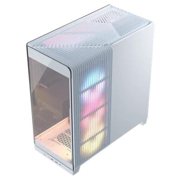 Carcasa Corsair 4500X RS-R ARGB, RGB, Mid Tower, White
