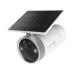 Enhanced AI Solar Security Camera Ultra SPEC:4K QHD (2160×4096), 2.4 G&5GHz, 7800mAh rechargeable lithium-ion battery, All-in-one solar panel FEATURE:,Non-Stop Power, Smart Detection and Notifications (motion, people, cars, pets), 24/7 monitoring, AI enhancement, Color Night Vision, Sound and Light