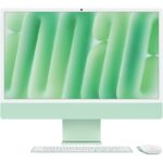 Apple iMAC 24" Retina 4.5k/ Apple M4 (CPU 10-core, GPU 10-core, Neural Engine16-core)/32GB/512GB - Green - INT KB (2024) (Cto from MWV03RO/A)