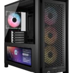 Carcasa Corsair FRAME 4000D LCD RS ARGB, RGB, Mid Tower, Black