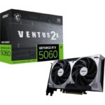 Placa video MSI GeForce RTX 5060 VENTUS 2X OC, 8GB GDDR7, PCI Express x8 5.0, 128-bit