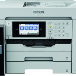 Multifunctional inkjet Epson M15180, Mono, Format A3, DURABrite™ ET, Functii: Imprimare, Scanare, Copiere, Viteza imprimare: 25ppm, Rezolutie: 4.800 x 1.200 DPI, Duplex, Duplex scanare, Viteza scanare: 26 IPM, Rezolutie scanare: 1.200 DPI, Formate iesire: BMP, JPEG, TIFF, Scanare către multi TIFF