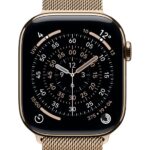 Apple Watch 46mm Gold Milanese Loop - S/M