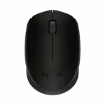 Mouse wireless Logitech B170, optic, interfata USB, rezolutie 1000 DPI, numar butoane 2/1, negru